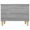 vidaXL Salontafel 60x44,5x45 cm bewerkt hout grijs sonoma eikenkleurig
