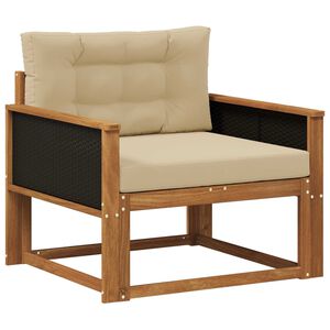 vidaXL Buiten Midden Sofa Naturel