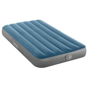 INTEX INTEX Luchtbed Met Pomp 99 x 191 x 25 cm Donkerblauw en grijs