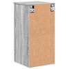 vidaXL Badkamer Kast Wandgemonteerd Grijs Sonoma 30 x 31,5 x 61 cm