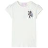Kindershirt 128 ecru
