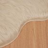 vidaXL Nep Schapenvacht Tapijt Tafalla Beige 80 x 120 cm Polyester