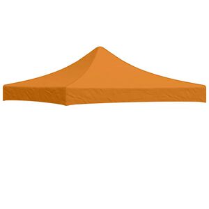 vidaXL Partytentdak 270 g/m&sup2; 3x3 m oranje