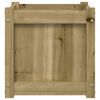 vidaXL Plantenbakken 2 st cm geïmpregneerd hout