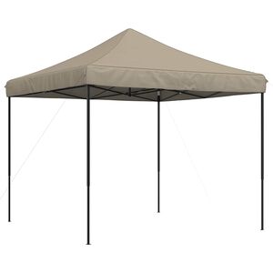 vidaXL Partytent 292 x 292 x 315 cm Taupe Oxford Stof