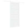 vidaXL Schuifdeur ORKDAL 93 x 211 cm Bewerkt hout Wit