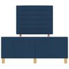 vidaXL Bedframe met hoofdeinde Blauw 140 x 190 cm Stof