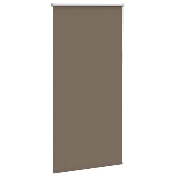 vidaXL Rolgordijn verduisterend koffie 80x130 cm stofbreedte 75,7 cm