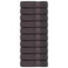 vidaXL Handdoeken FROGN 10 st 50x100 cm 360 g/m&sup2; antraciet