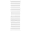 vidaXL Zebra rolgordijn 70x230 cm stofbreedte 65,9 cm polyester wit