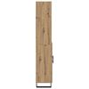 vidaXL Hoge kast Artisan Eiken 69,5 x 34 x 180 cm Bewerkt hout