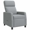 vidaXL Relaxfauteuil Lichtgrijs Stof