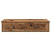 vidaXL Wandschap met lades 80x31x17 cm bewerkt hout oud houtkleurig