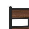 vidaXL Bedframe zonder matras bewerkt hout bruin eikenkleur 75x190 cm