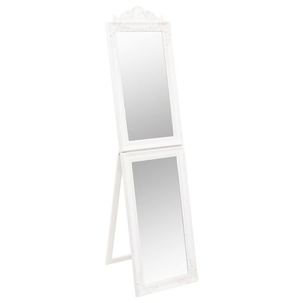 vidaXL Spiegel vrijstaand 50x200 cm wit