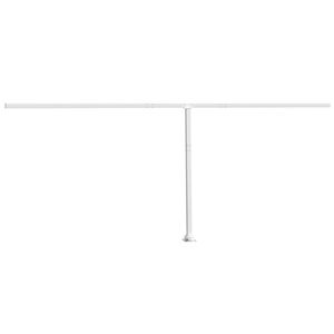 vidaXL Luifelpaalset 600x245 cm ijzer wit