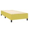 vidaXL Boxspring met matras en LED stof groen 90x200 cm