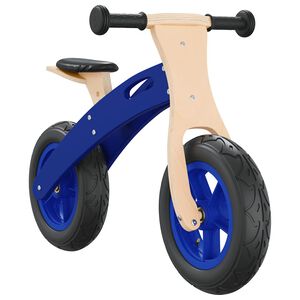 vidaXL Loopfiets voor kinderen met luchtbanden blauw
