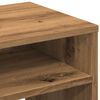 vidaXL Nachtkastjes 2 st 40x30x40 cm bewerkt hout artisanaal eiken