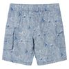 Kindershorts met trekkoord 140 donkerblauw