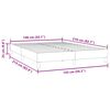vidaXL Bedframe zonder matras 140x210 cm fluweel zwart
