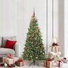 vidaXL Kunstmatige Inklapbare Kerstboom Groen 180 cm PE en PVC