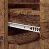 vidaXL Badkamermeubelset met lade met wiel 4 pcs Oud Hout Bewerkt hout