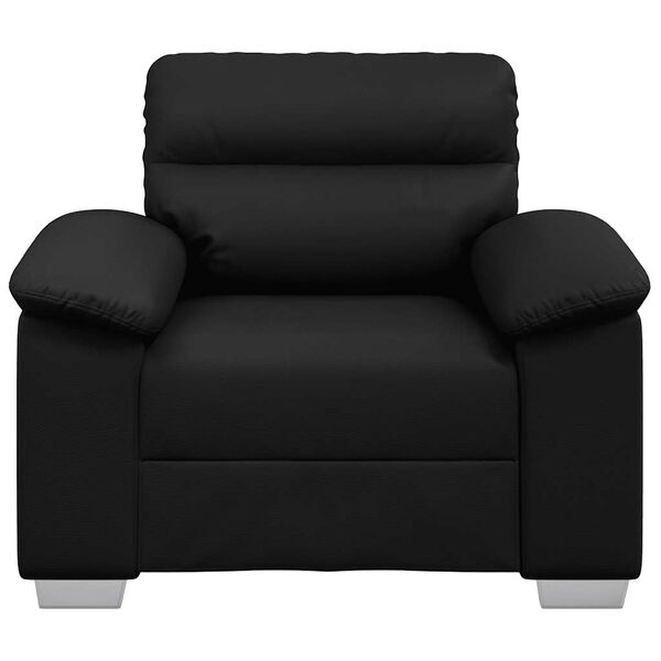 vidaXL Fauteuil 100x81x84 cm kunstleer zwart