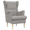 vidaXL Fauteuil Lichtgrijs Boucl&eacute;