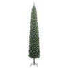 vidaXL Kunstkerstboom Groen 300 cm PVC en Staal en Kunststof