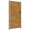 vidaXL Poort 100x175 cm cortenstaal
