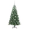 vidaXL Kerstboom met 150 LED met standaard Groen 120 cm PVC