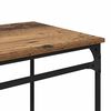 vidaXL Bureau Oud Hout 135 x 50 x 90 cm Bewerkt hout