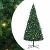 vidaXL Kerstboom met decoratieve slingerlichten Groen 400 cm PVC