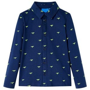 vidaXL Kindershirt 92 marineblauw