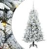 vidaXL Kunstmatige Inklapbare Kerstboom Wit 150 cm PE en PVC