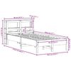 vidaXL Bedframe zonder matras massief grenenhout 90x190 cm