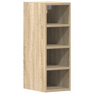 vidaXL Bovenkast 20x29,5x60 cm bewerkt hout sonoma eikenkleurig