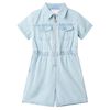 vidaXL Kinderonesie met korte mouwen 92 zachtblauw