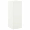 vidaXL Plantenstandaard Wit 30 x 30 x 80 cm Staal