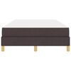 vidaXL Boxspringbed met matras Donkerbruin 120 x 200 cm Stof