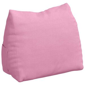 vidaXL Rugkussen Roze 45 x 20 x 35 cm Stof