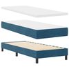 vidaXL Boxspringbed met matras Donkerblauw 200 x 80 cm Polyester
