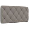 vidaXL Hoofdbordkussen 100 cm stof taupe