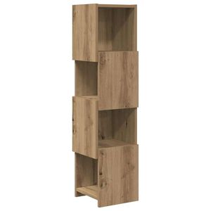 vidaXL Hoekkast 25,5x25x102cm Bewerkt hout Artisan Eiken