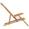 vidaXL Strandstoel inklapbaar massief eucalyptushout en stof beige