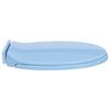vidaXL Toiletbril soft-close ovaal blauw