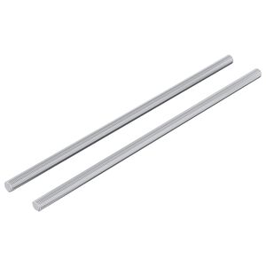 vidaXL Draadstaaf 2 pcs Zilver 6 x 170 mm Staal