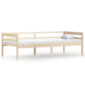 vidaXL Bedframe massief grenenhout 90x200 cm