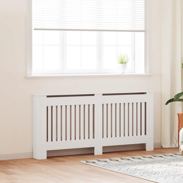 vidaXL Radiatorombouw wit MDF 172 cm